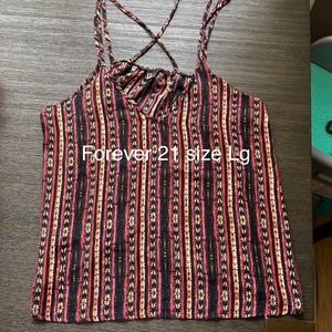 Forever 21 stripe tank